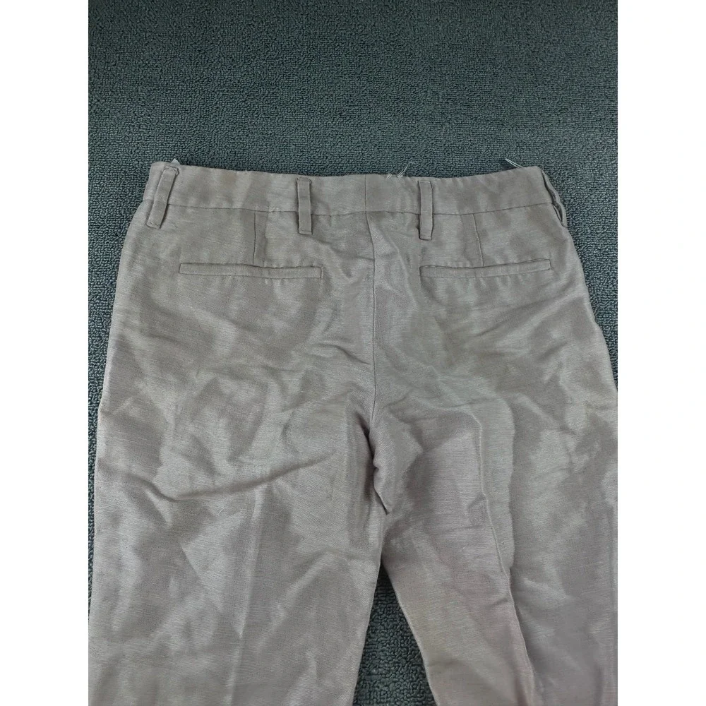 Arthur Fox Dress Pants 30x25 Men Purple Flat Front Straight Business Prep Formal